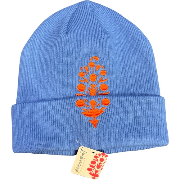 FP Movement by Free People Iconic Buti Beanie in Lavender/Orange - Picture 4 of 7